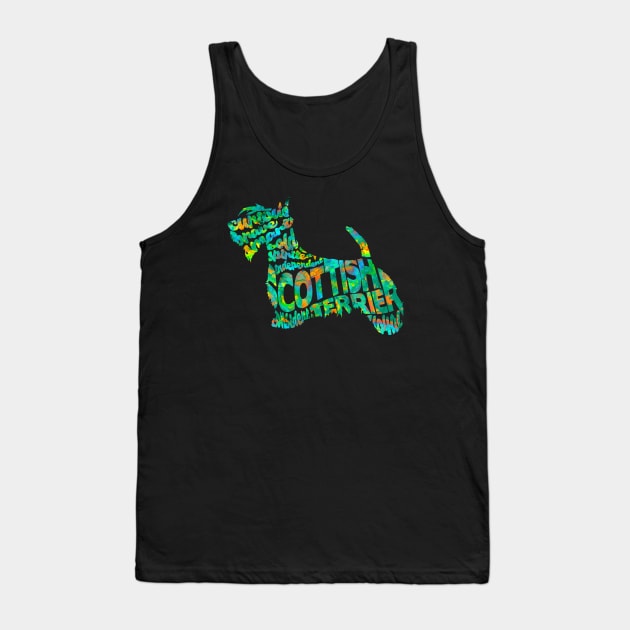 Scottish Terrier Tank Top by inspirowl